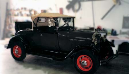 1929 Ford Model A Roadster with Rumble Seat