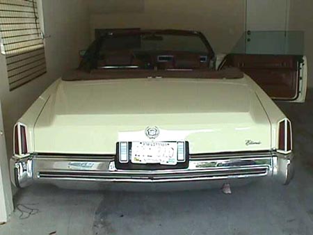 Rear View - 1973 Cadillac Eldorado Convertible