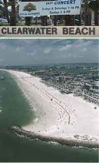 Clearwater Beach by Air